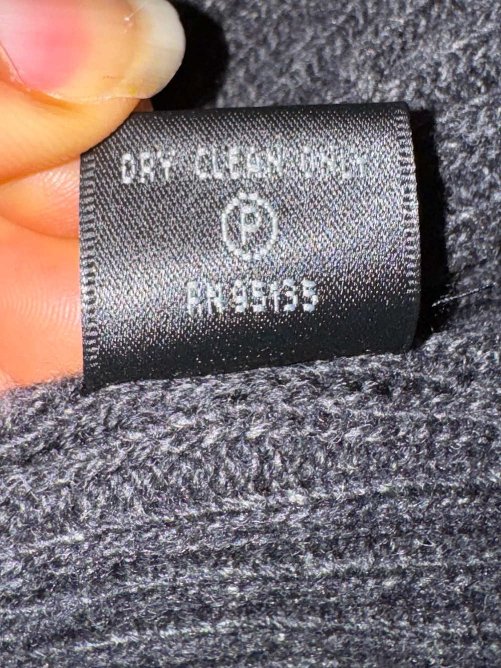 Lafayette 148 New York Charcoal Ruffle-Trim Knit Cardigan - Picture 10 of 10